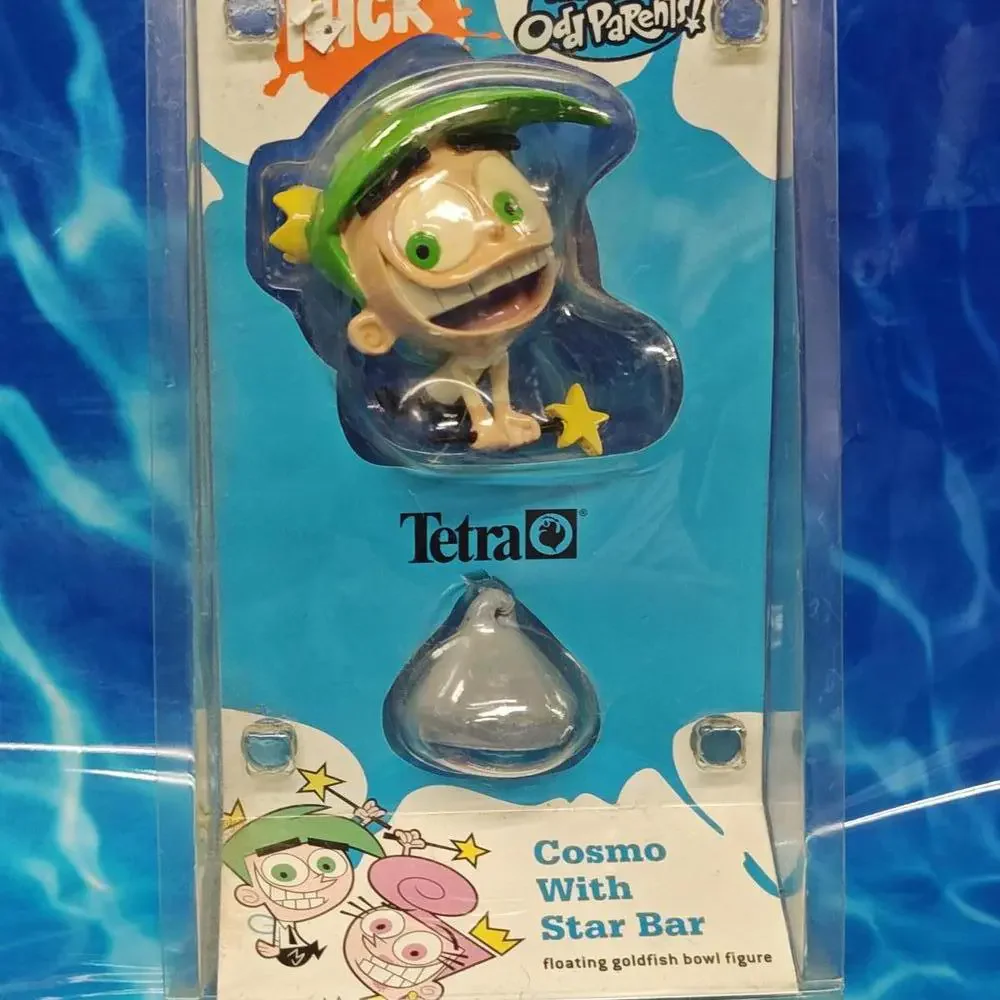 The Fairly Odd Parents Nick Tetra Fish Tank Weighted Decoration Cosmo Star Bar